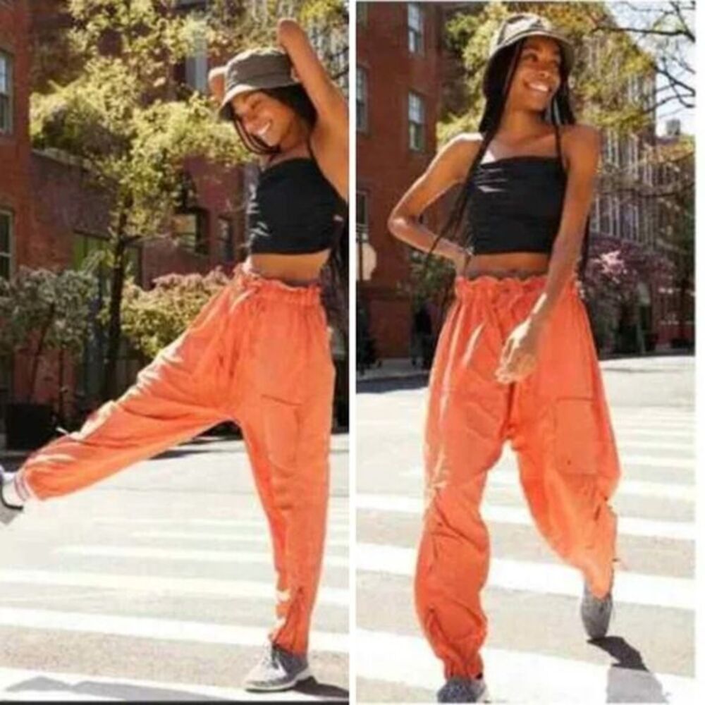 NEW Free People X FP Movement Spring Trekker Pants in Hot Sauce Size‎ XS - Picture 2 of 16